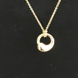 Tiffany & Co 18K Gold Eternal Circle Pendant
